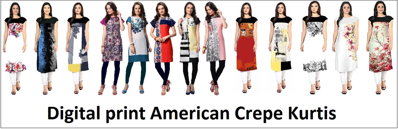 crepe kurtis online