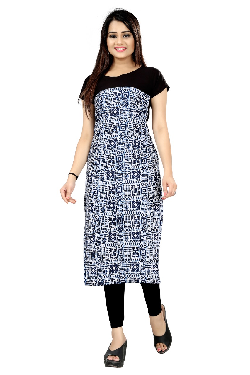 crepe kurtis online