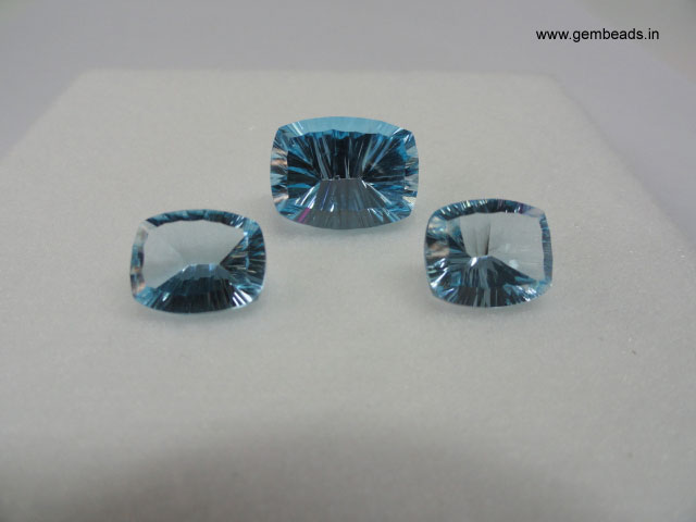 Blue Topaz Three Piece Set