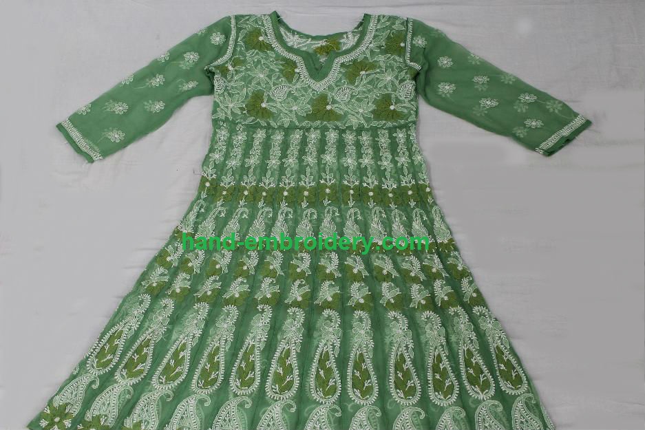 chikan-semi-georgette-anarkali-kurta