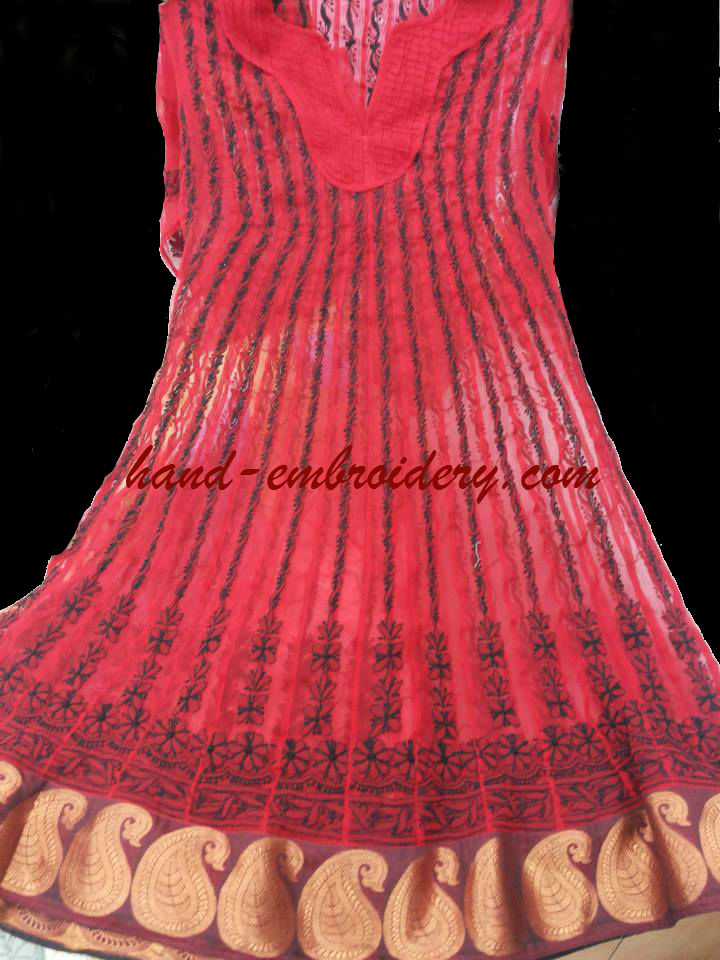 chikan-semi-georgette-anarkali-kurta