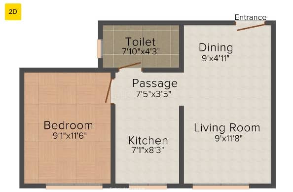 Hiranandani maple floor plan