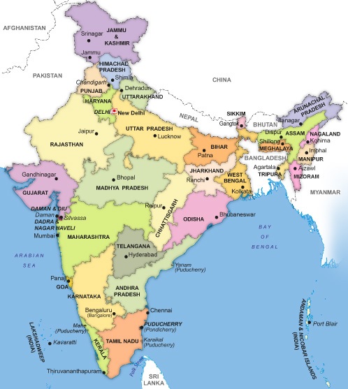 india map