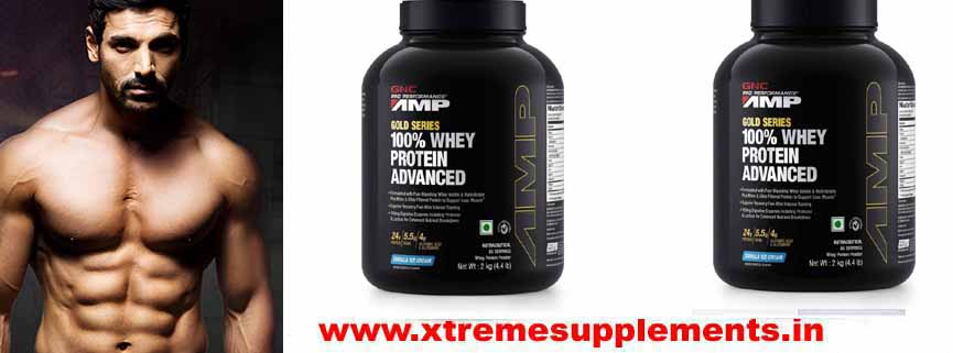 GNC AMP 100% WHEY PROTEIN ADVANCED PRICE INDIA_xtremesupplements.in