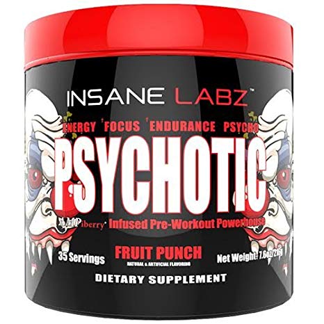 insane labz psychotic 35 servings pre workout