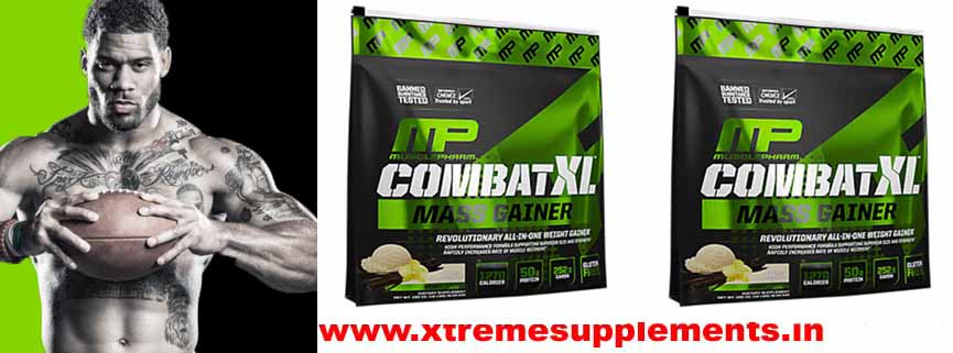 100% AUTHENTIC MUSCLEPHARM COMBAT XL MASS GAINER 12 LBS PRICE INDIA