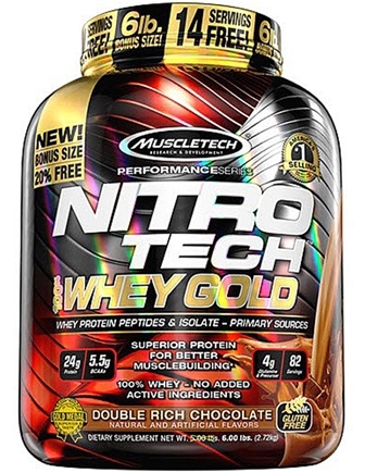  muscletech nitrotech whey gold 6 lbs