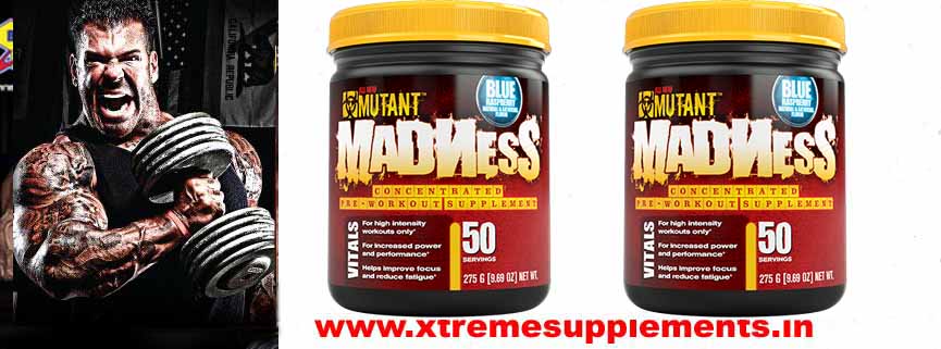 MUTANT MADNESS PREWORKOUT 50 SERVINGS PRE WORKOUT PRICE INDIA